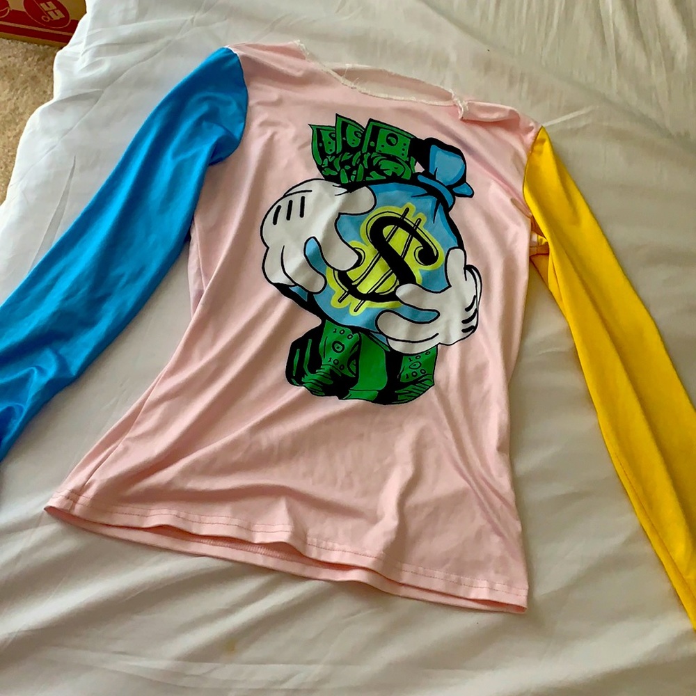 Long sleeve stretchy shirt